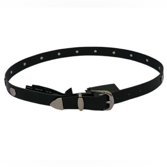Massimo Dutti studded leather belt 80/30  Made in Spain main image 6